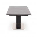 Стол обеденный HALMAR MARTIN темно-серый/черный 160-200/90